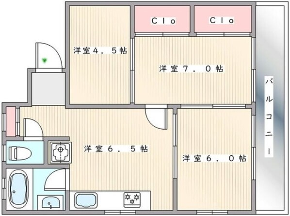 大平ビルの物件間取画像